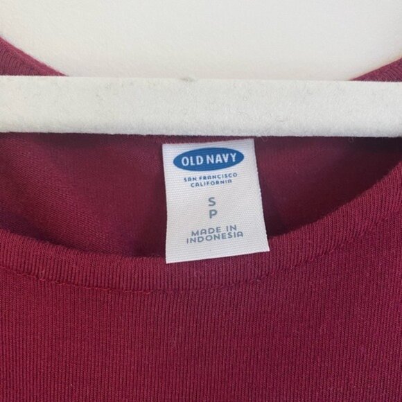 Old Navy Cranberry Long Sleeve Swing Dress Size S - Picture 5 of 8